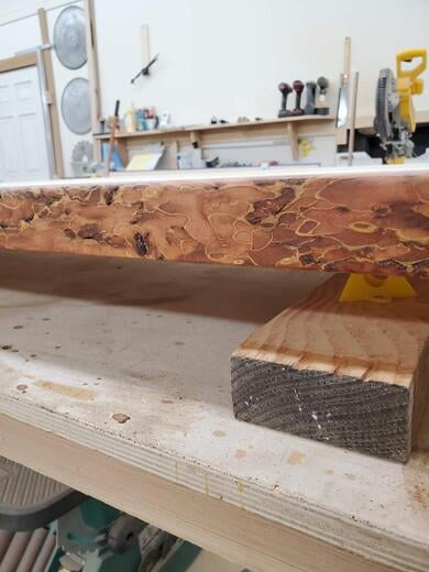 Fir bark live edge