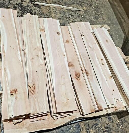 Custom milled planks