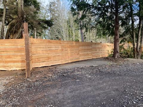 Live edge Fence