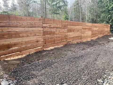 Live edge Fence